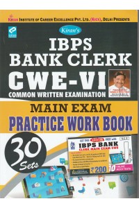 IBPS Bank Clerk - CWE  VI Main Exam Practice Work Book